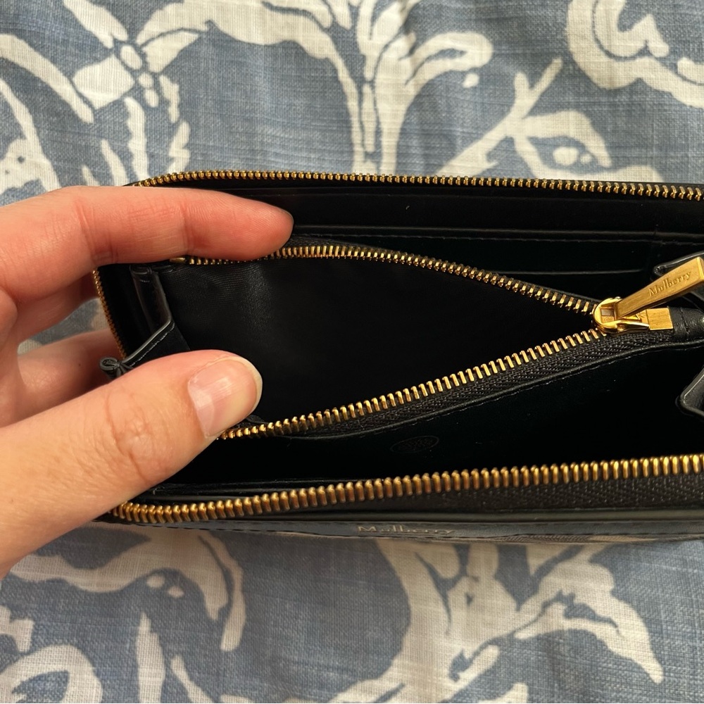 Mulberry M Zip Geometric Pattern Medium Wallet - image 8